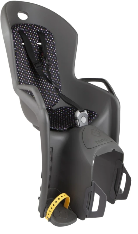 Image of Hamax Amiga Child Seat Pannier Rack Fit NO SIZE DARK GREY - Cycles UK