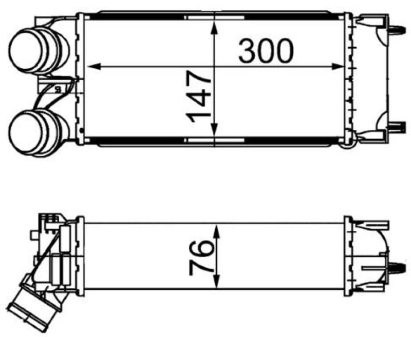 Image of Intercooler MAHLE CI 367 000S