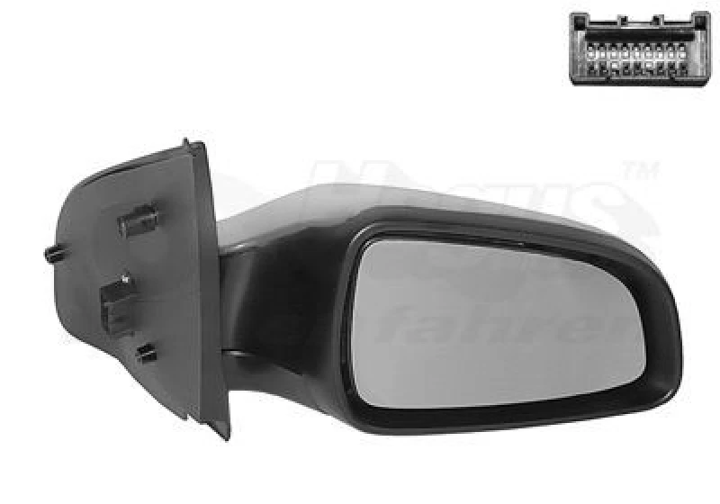 Image of VAN WEZEL Wing mirror VAN WEZEL 3745820