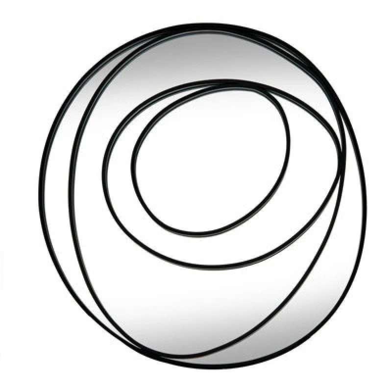 Image of Hill Interiors Brisa Swirl Decorative Wall Mirror