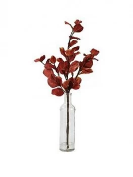 Image of Gallery Purple Eucalyptus With Glass Bottle