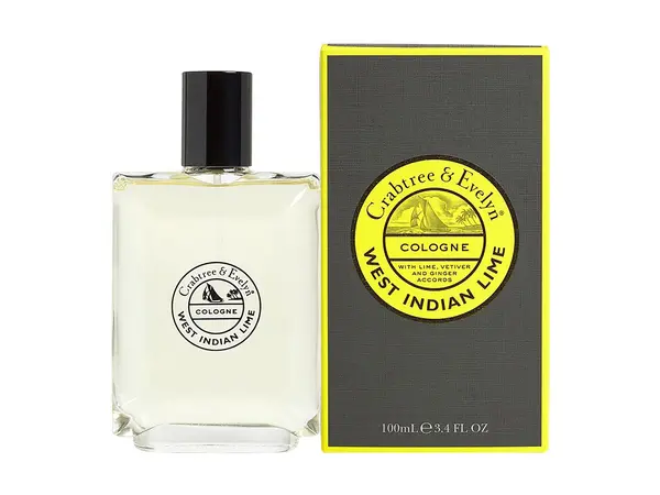 image of Crabtree & Evelyn West Indian Lime Eau De Cologne For Him 100ml