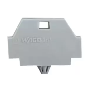 Wago 261-371 1.5mm² End Plate Snap In 261 Series Grey