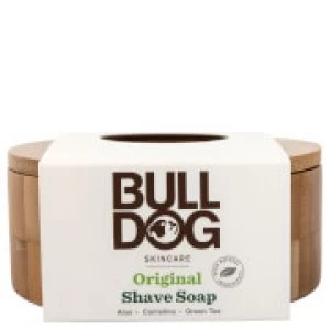 image of Bulldog Original Shave Soap and Bamboo Bowl 100g