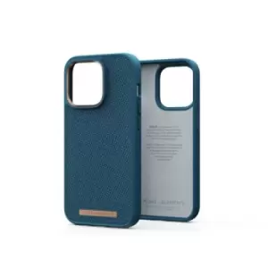Image of Njord byELEMENTS Fabric Tonal Case for Apple iPhone 14 Pro Deep Sea