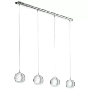 Conessa - 4 Light Ceiling Pendant Bar Chrome, GU10 - Eglo