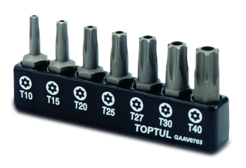 Image of TOPTUL Screwdriver Bit Set TOPTUL GAAV0703