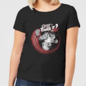 Image of Street Fighter RYU Sketch Womens T-Shirt - Black