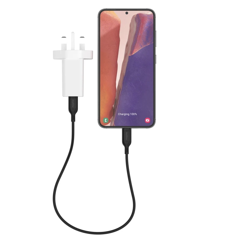 Image of Mophie mophie essentials 20W USB-C PD wall adapter Universal White AC Fast charging Indoor 409911857