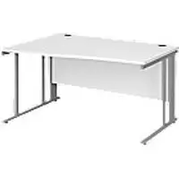 Image of Dams International Wave Desk MCM14WLSWH 1,400 x 725 x 800 - 990 mm