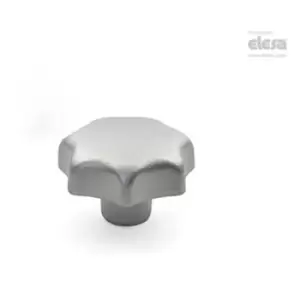 Image of Elesa - Lobe knob-DIN 6336-NI-63-M10-E