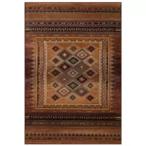 Image of Oriental Weavers Gabbeh Rug Multi Geo 107 120X180cm