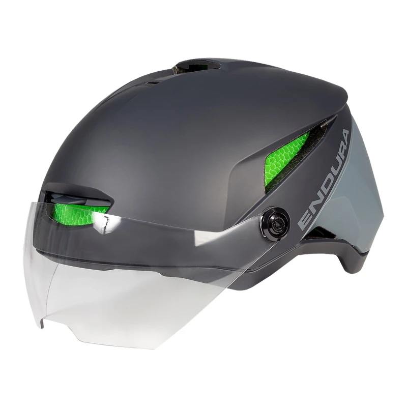 Image of Endura SpeedPedelec Visor Helmet Grey unisex S/M
