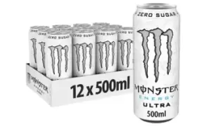 Image of 12 Monster Ultra White 500ml Cans