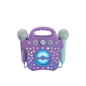 image of Daewoo Bluetooth Rechargeable Karaoke Machine with LED Light Show