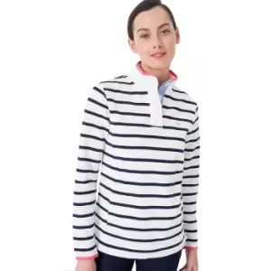 image of Crew Clothing Womens Padstow Washed Cotton Pique Sweatshirt 18- Bust 41.5-43'