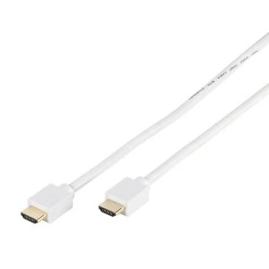 image of Vivanco High-Speed 2m HDMI Cable with Ethernet - White