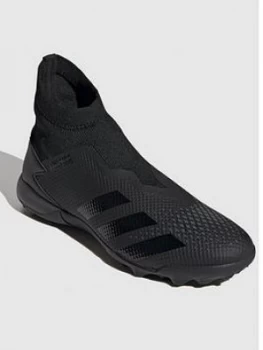 Image of Adidas Predator Laceless 20.3 Astro Turf Football Boots - Black