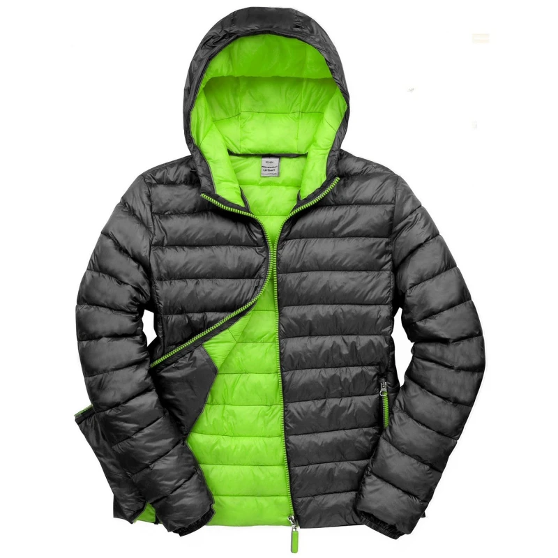 Image of Result Result Men Snow Bird Hooded Jacket in Black Size: Small Black S Male 5063470969340