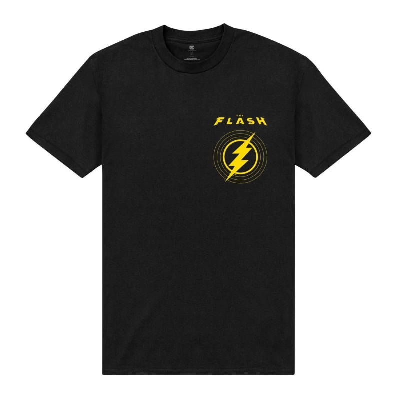 Image of The Flash The Flash Men T-Shirt in Black Size: Small Black S Male 5063527060921