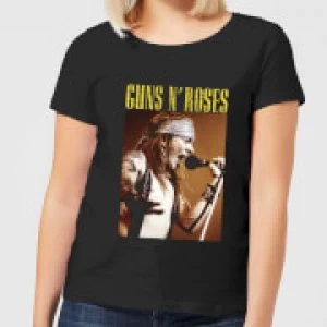 Image of Guns N Roses Axel Live Womens T-Shirt - Black