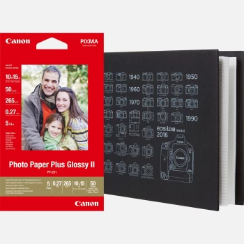 image of Canon MC-PA001 Photo Album + PP-201 Photo Printing Paper 4x6