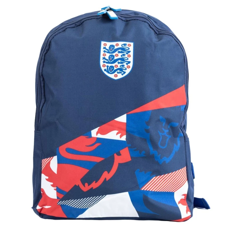 Image of England FA Mens Patches Backpack in Red Red Male