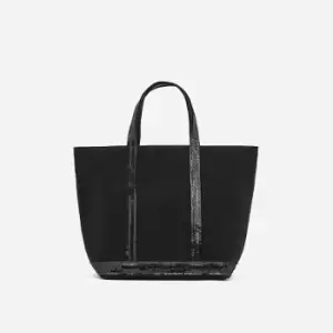Image of Medium Canvas Tote Bag with Sequins