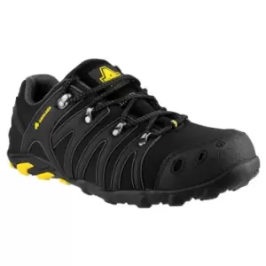 Image of Amblers Safety Unisex FS23 Softshell Safety Trainers (10.5 UK) (Black)