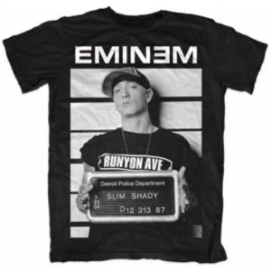 image of Eminem - Arrest Mens Large T-Shirt - Black