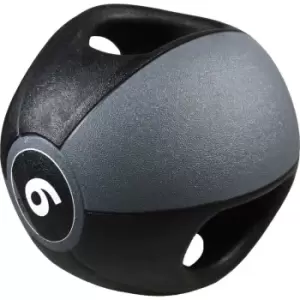 Image of Pure2Improve Medicine Ball with Handles 6 kg Grey - Grey