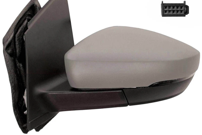 Image of PRASCO VG0237146P Wing mirror Left, Electric, primed Outside Mirror (50)