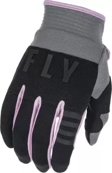 Image of FLY Racing F-16 Gloves Grey Black Pink 2XL