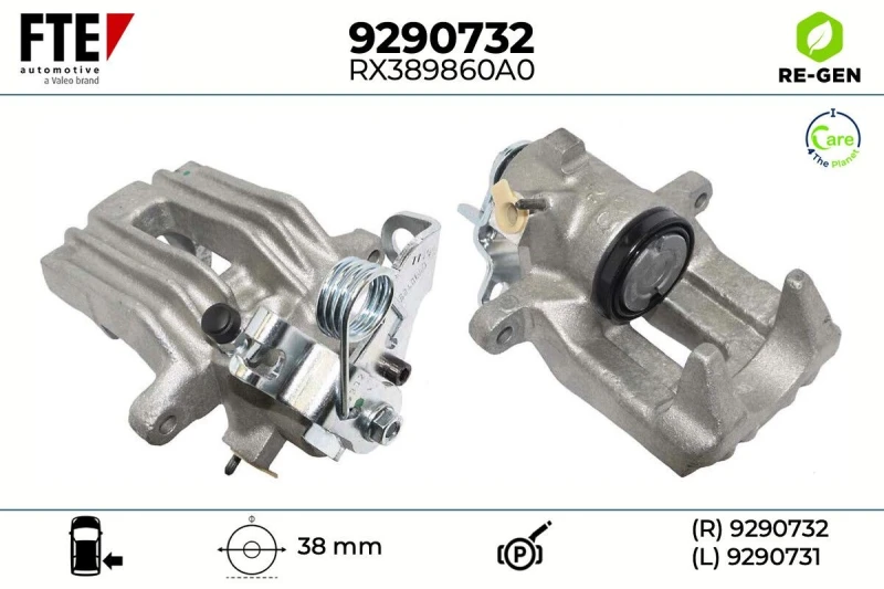 Image of Brake caliper FTE 9290732