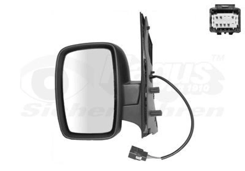 Image of VAN WEZEL Wing mirror VAN WEZEL 1612827