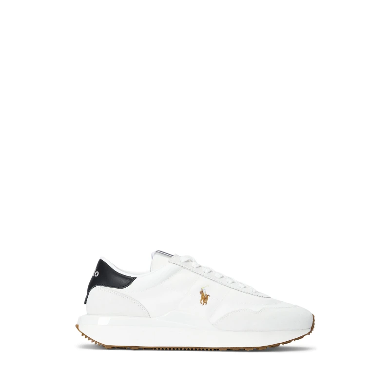 Image of Polo Ralph Lauren Train 89 Panelled Trainers - White White 8