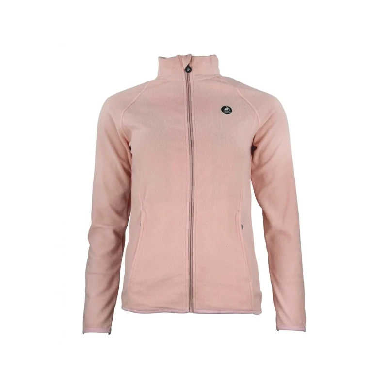 Image of Womens full-zip polyester fleece Peak Mountain Rose Female L