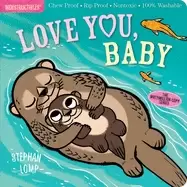 Image of indestructibles love you baby chew proof rip proof nontoxic 100 wash
