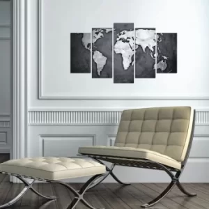 Image of 5MAPMDF-13 Multicolor Decorative MDF Painting (5 Pieces)