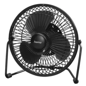 Image of Hama Metal USB Table Fan 15cm (6") 2 Speed Levels