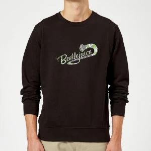 image of Beetlejuice Turn On The Juice Sweatshirt - Black - 5XL