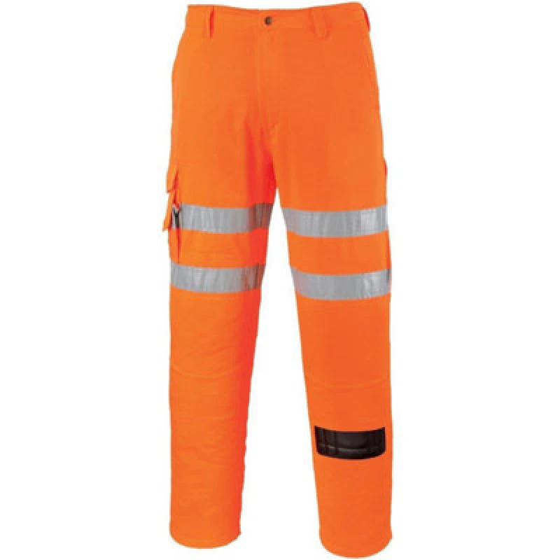 Image of Portwest Rail Combat Trousers RT46ORRXXXL Colour: Orange