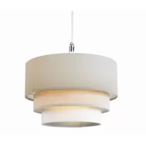 image of 3 Tier Pendant Taupe