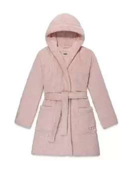 image of UGG Aarti Sparkle Dressing Gown - Pink, Size L, Women