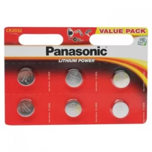 Image of Panasonic CR2032 3V Coin Cell Batteries