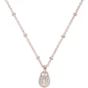 Image of Ted Baker Pamarri Mini Pave Padlock Charm Pendant