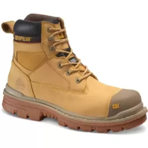 Image of CAT Workwear Mens Gravel 6' Lace Up Leather Safety Boots UK Size 10 (EU 44)