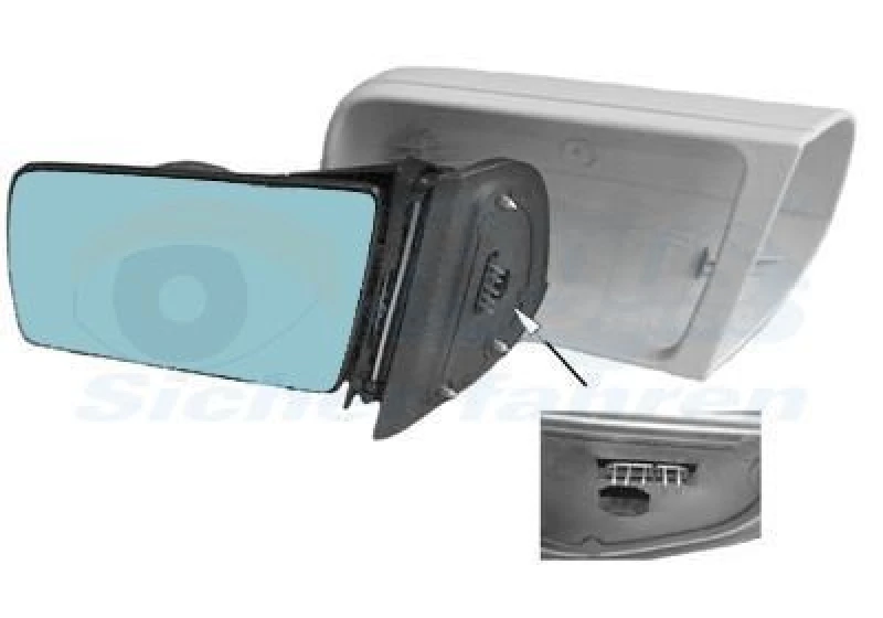 Image of VAN WEZEL Wing mirror VAN WEZEL 3030807