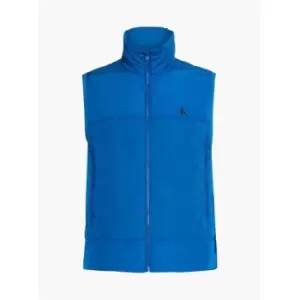 Image of Calvin Klein Jeans Badge Crinkle Nylon Vest - Blue