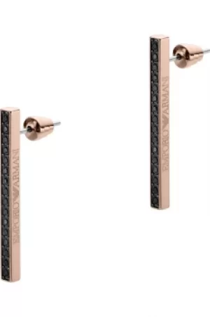 image of Emporio Armani EGS2446221 Rose Gold Plated Earrings